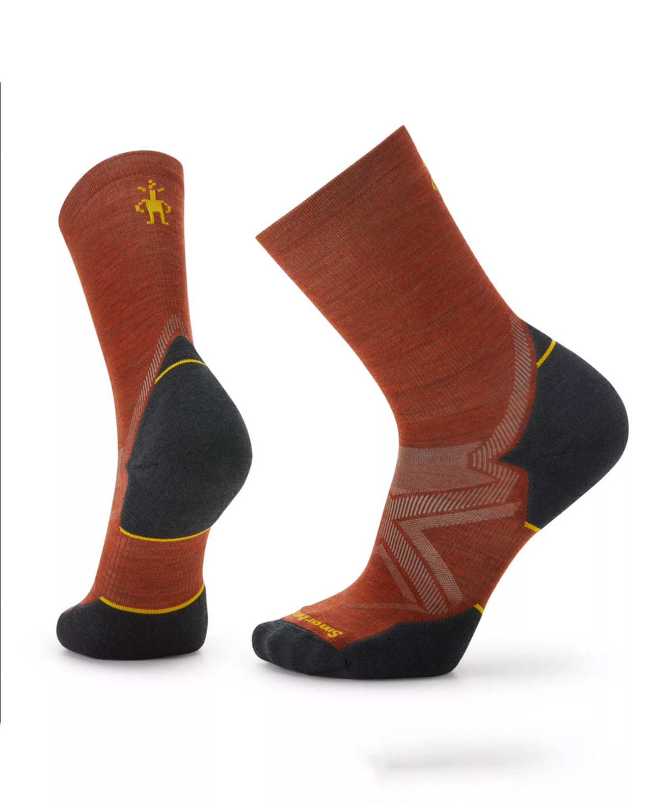 Mens Run Cold Weather Targeted Cushion Crew Socks