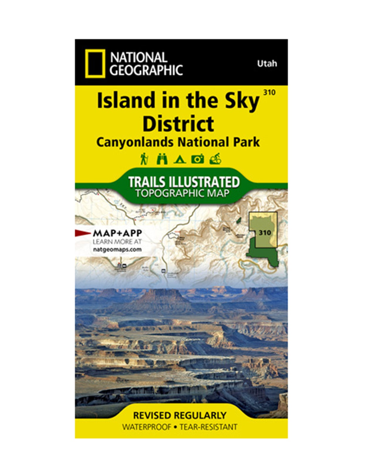 NATIONAL GEO MAPS Island in the Sky Hiking Map