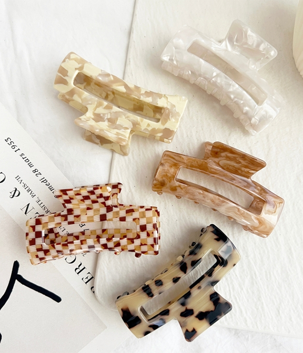 Allie Acetate Regular Size Hair Clips