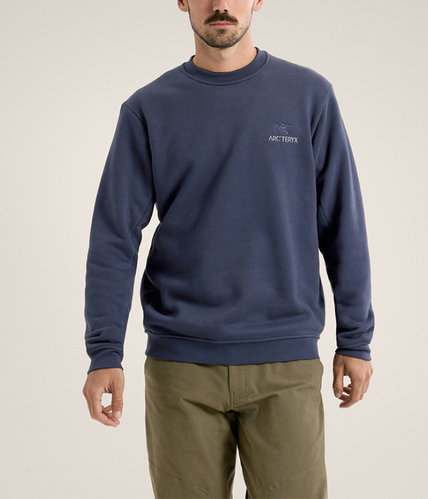 Mens Emblem Fleece Crew F26
