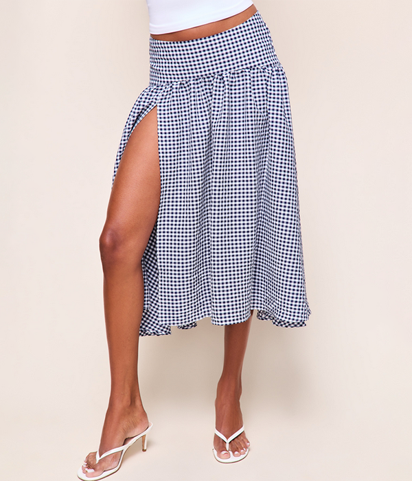 Womens Flowy Low Rise Maxi Skirt