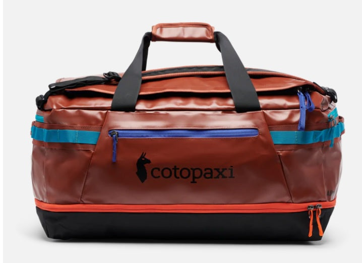 Allpa Duo 70L Duffel Bag in Rust