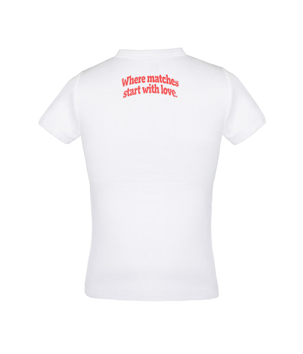 Womens Tennis Dept. '94 Baby Tee in White