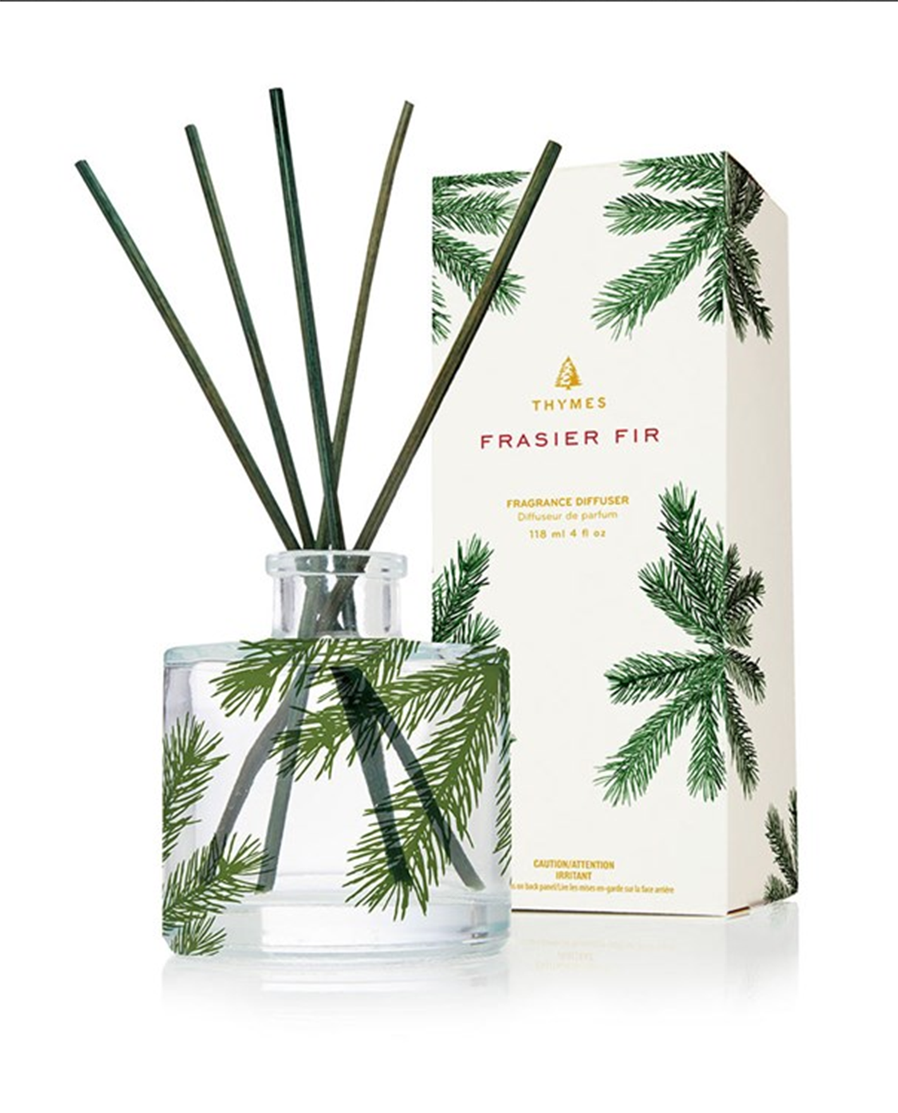 Frasier Fir Reed Diffuser, Petite Pine Needle Design