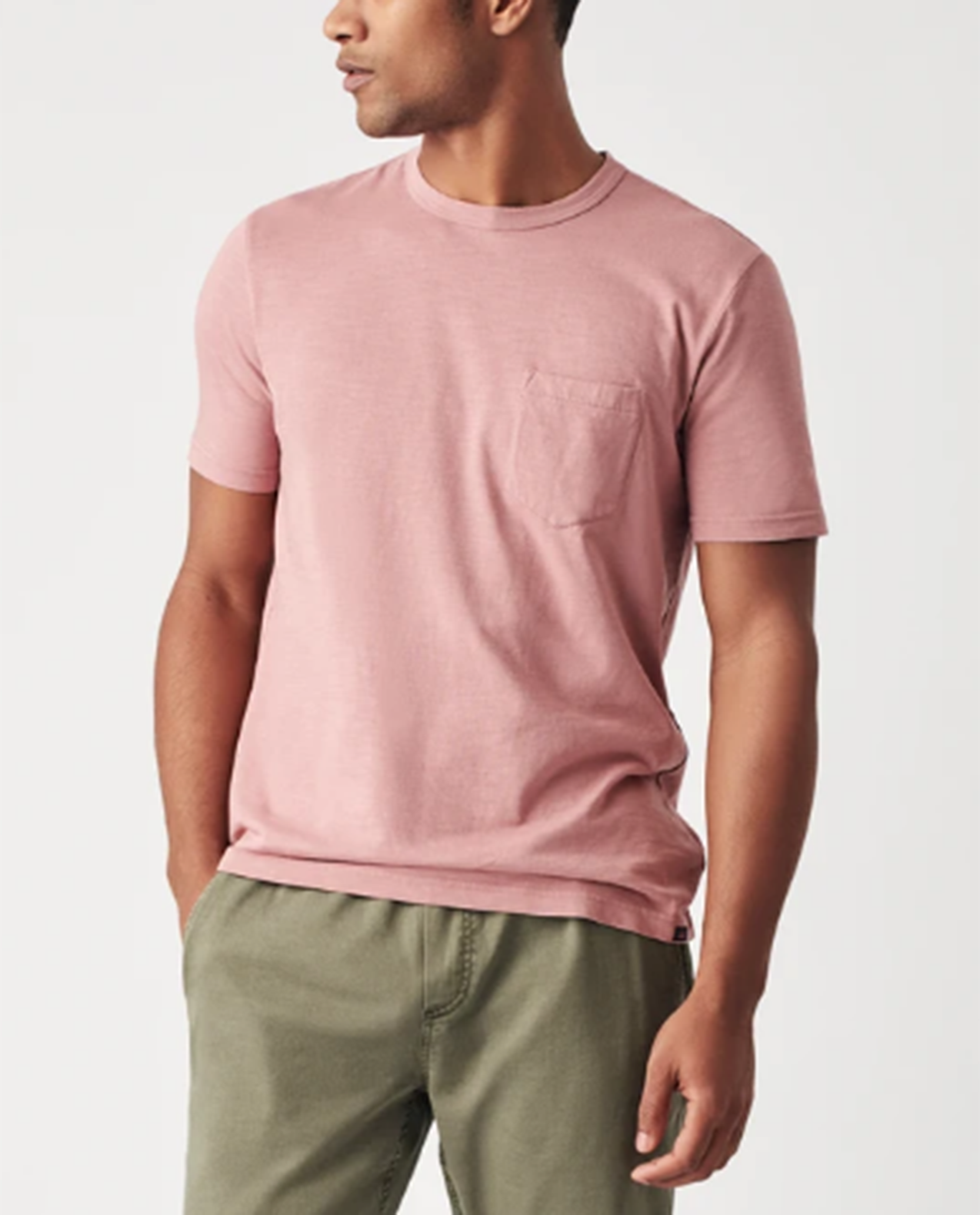 FAHERTY Mens Sunwashed Pocket Tee