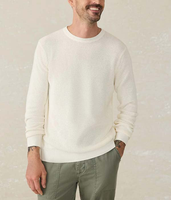 Mens Sunwashed Crewneck Sweater F25