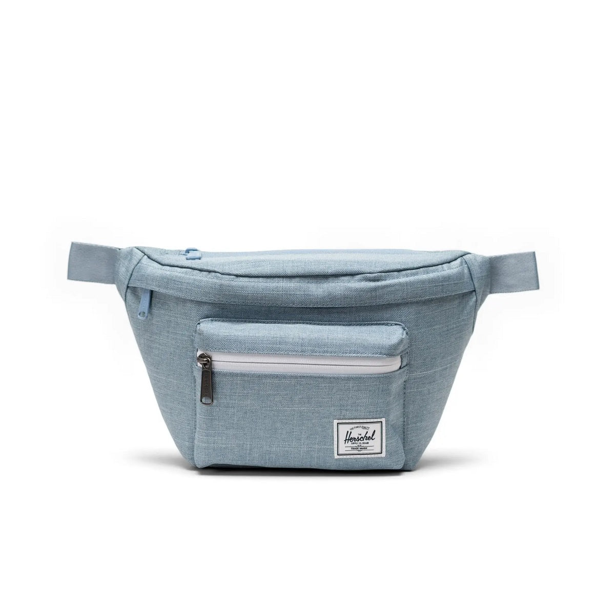 Pop Quiz Hip Pack in Ashley Blue Crosshatch