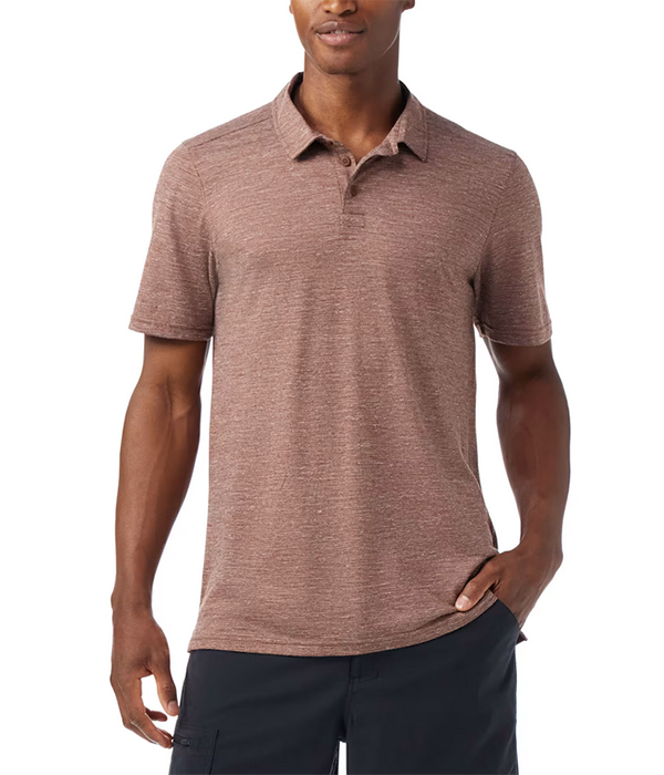 Mens Merino Hemp Blend Short Sleeve Polo