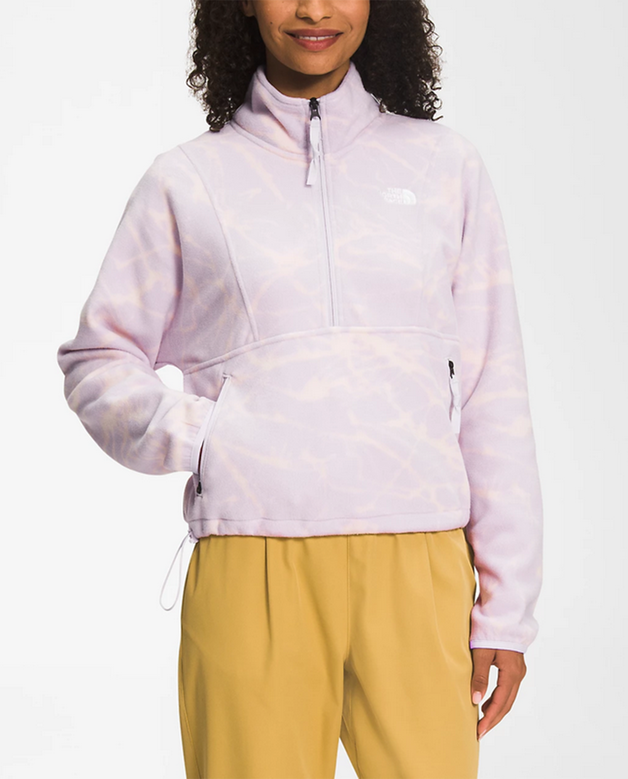 Womens Printed TKA Attitude 1/4 Zip Fleece