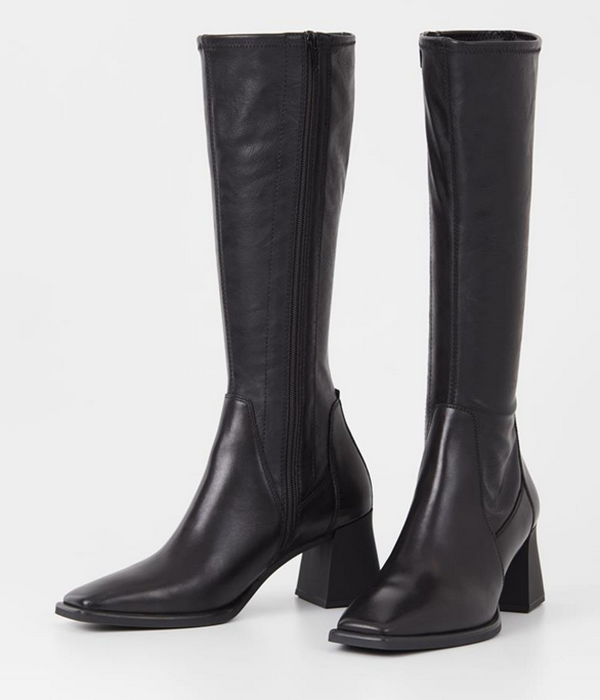 Womens Long Hedda Boot in Black