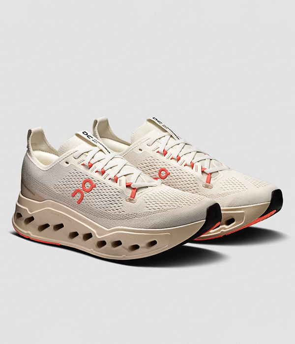 Womens Cloudsurfer Max in Ivory | Salmon