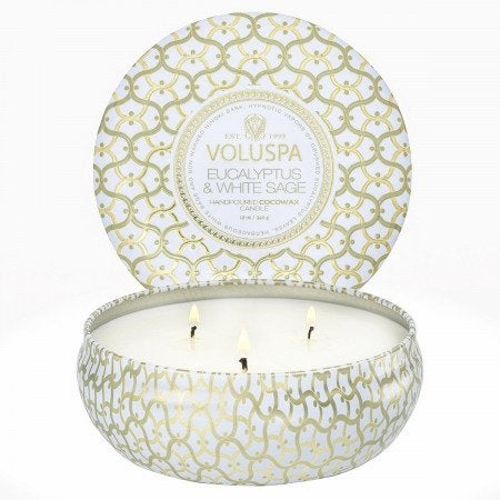 VOLUSPA 3 Wick Tin Candle 40 Hour