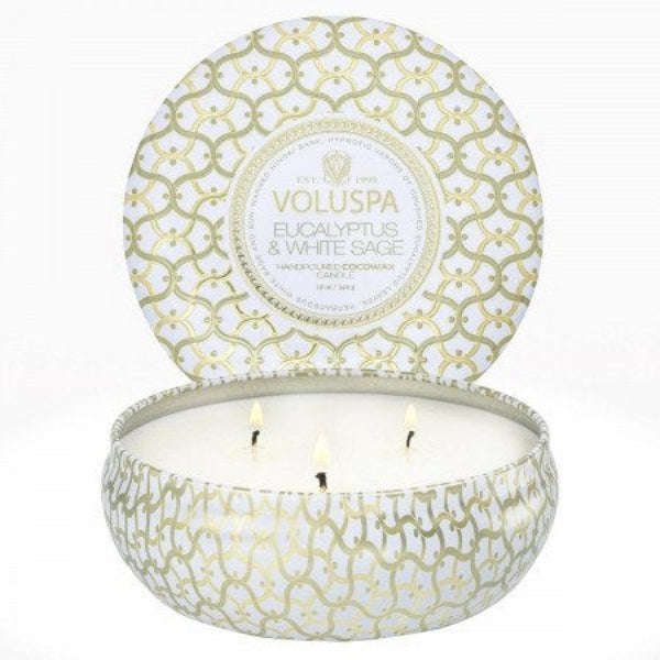 VOLUSPA 3 Wick Tin Candle 40 Hour