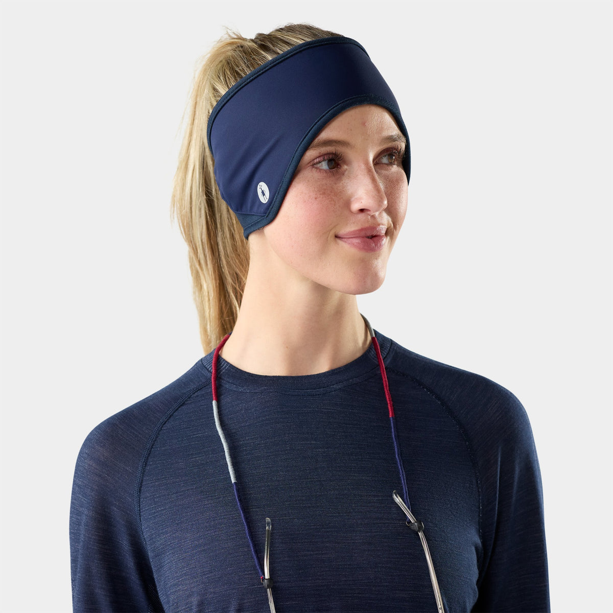 Smartwool Active Fleece Wind Headband F26 - 092_Deep Navy