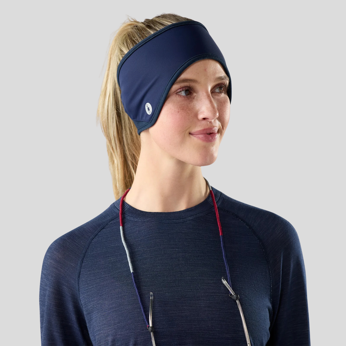 Smartwool Active Fleece Wind Headband F26-Deep Navy