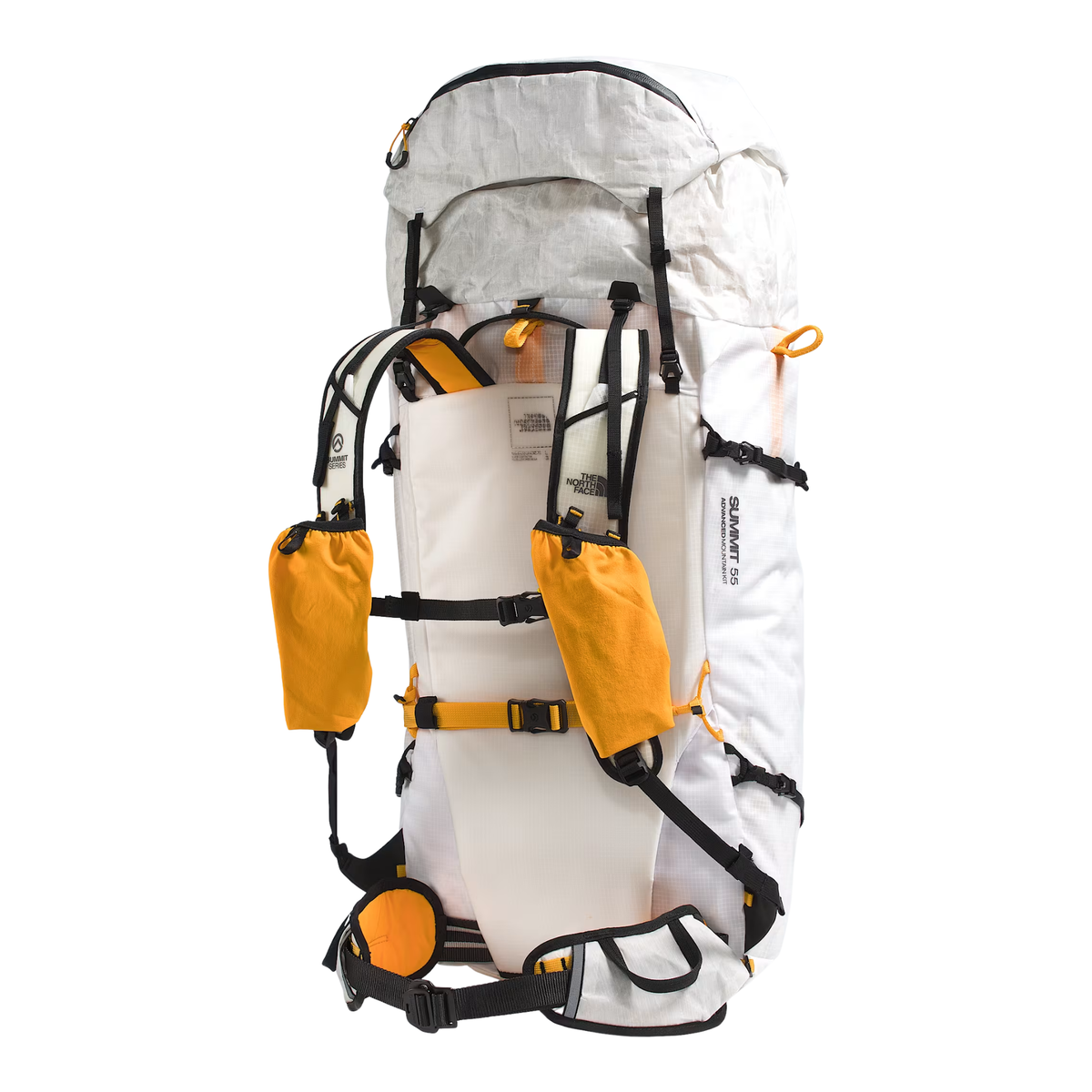The North Face Summit Advanced Mountain Kit 55L Pack-White/Summit Gold