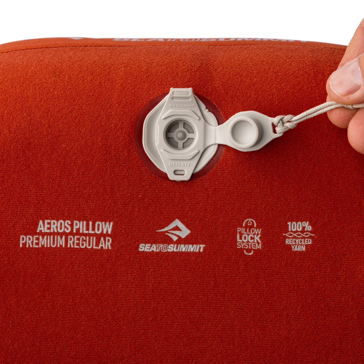Sea To Summit Aeros Premium Pillow in Burnt Olive - XL - Burnt Olive
