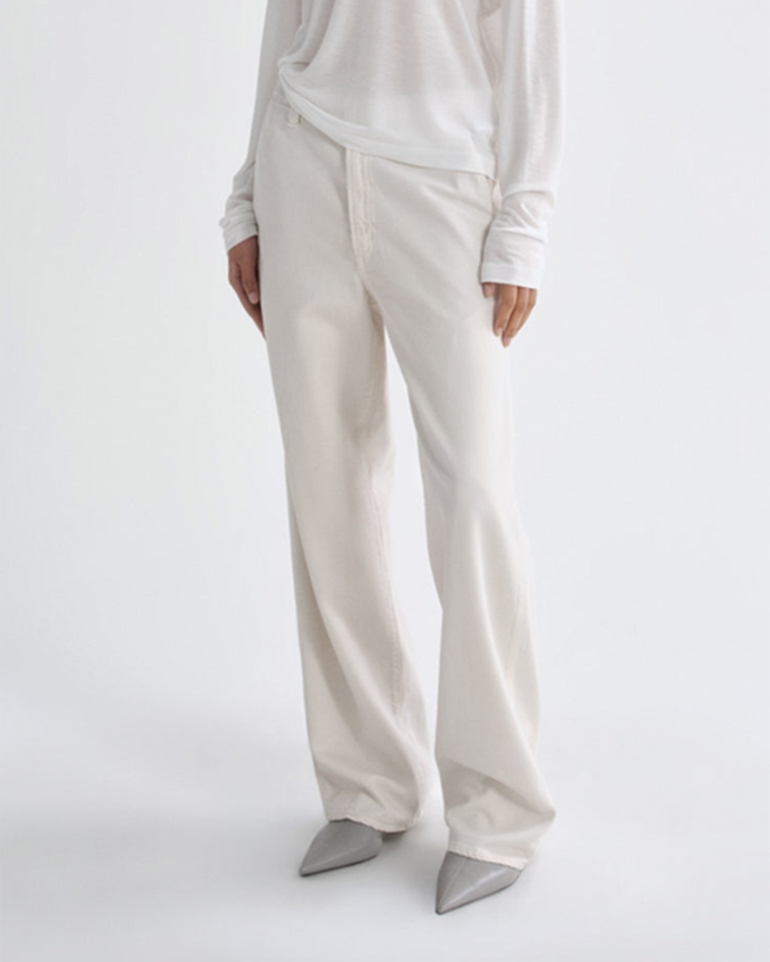 Womens Lyndon Pant in Bone