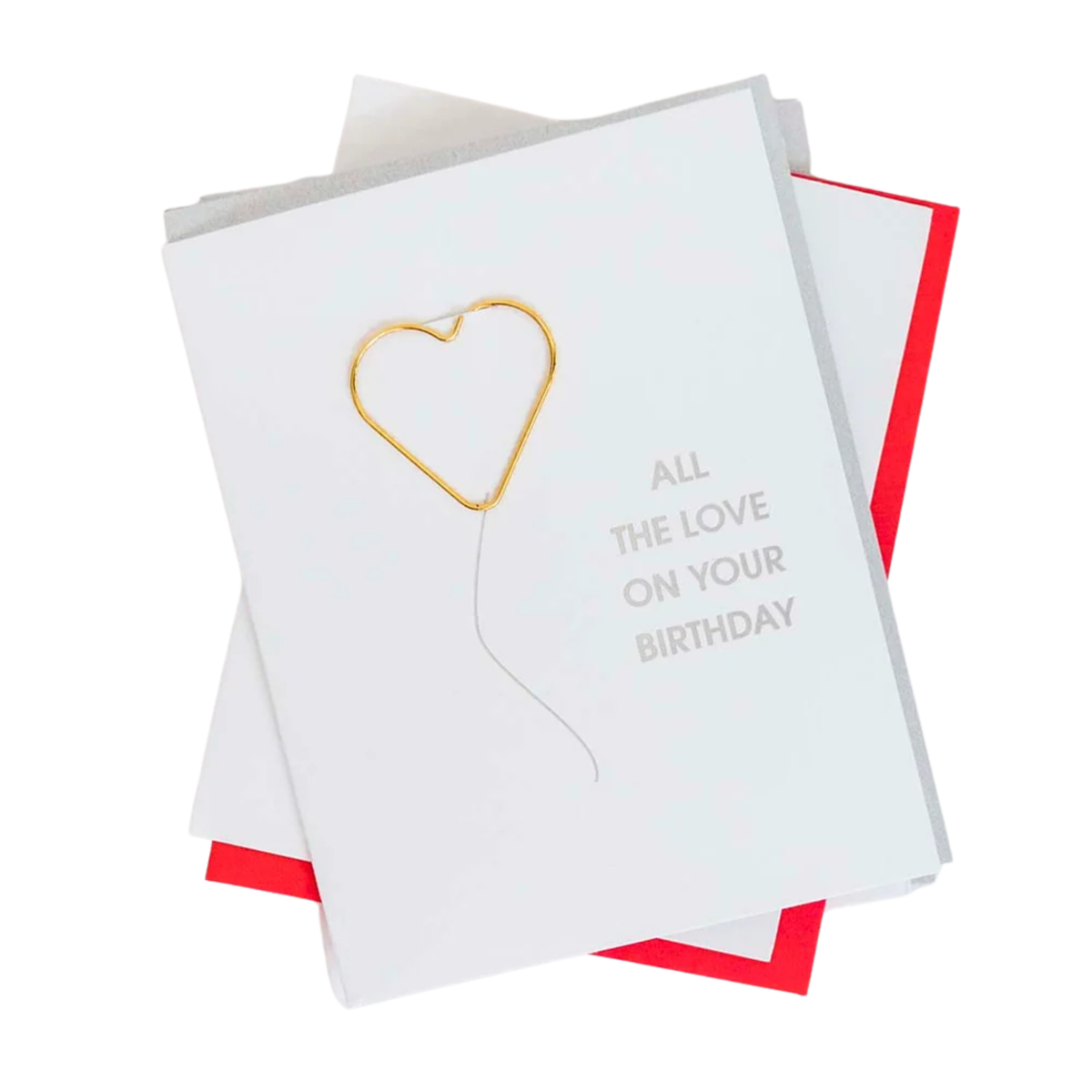 Chez Gagne All The Love on Your Birthday Card