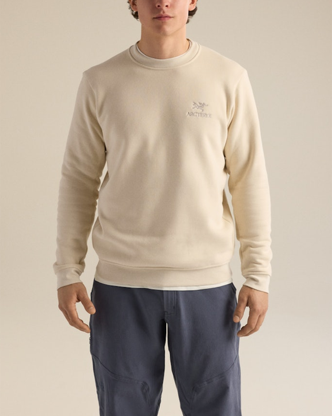 Mens Emblem Fleece Crew F26