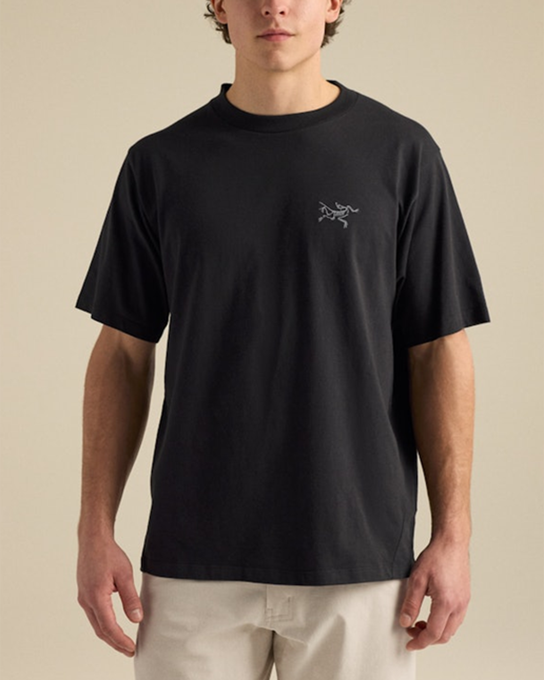 Mens Kragg Cotton Emblem Crew SS F26