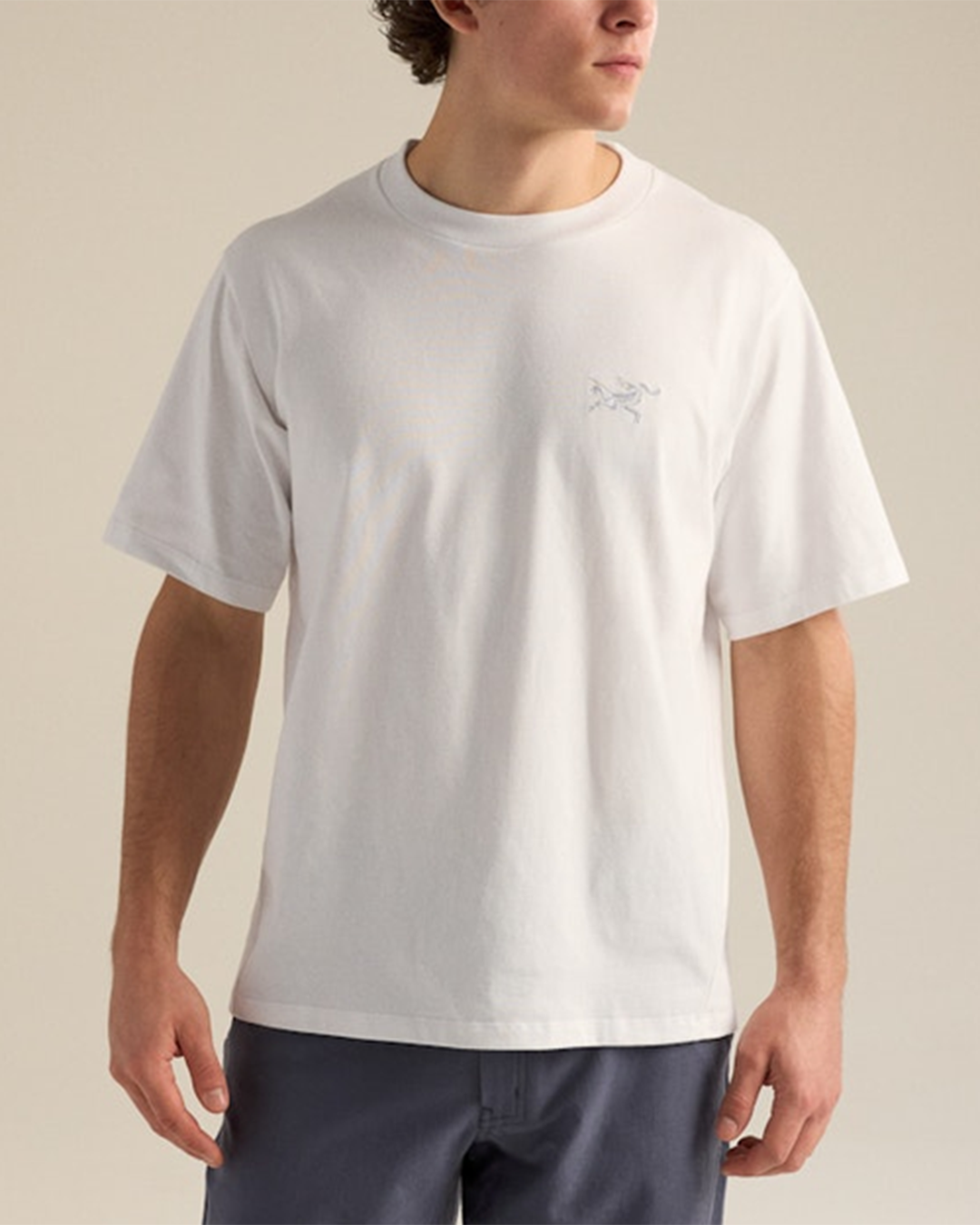 Mens Kragg Cotton Emblem Crew SS F26