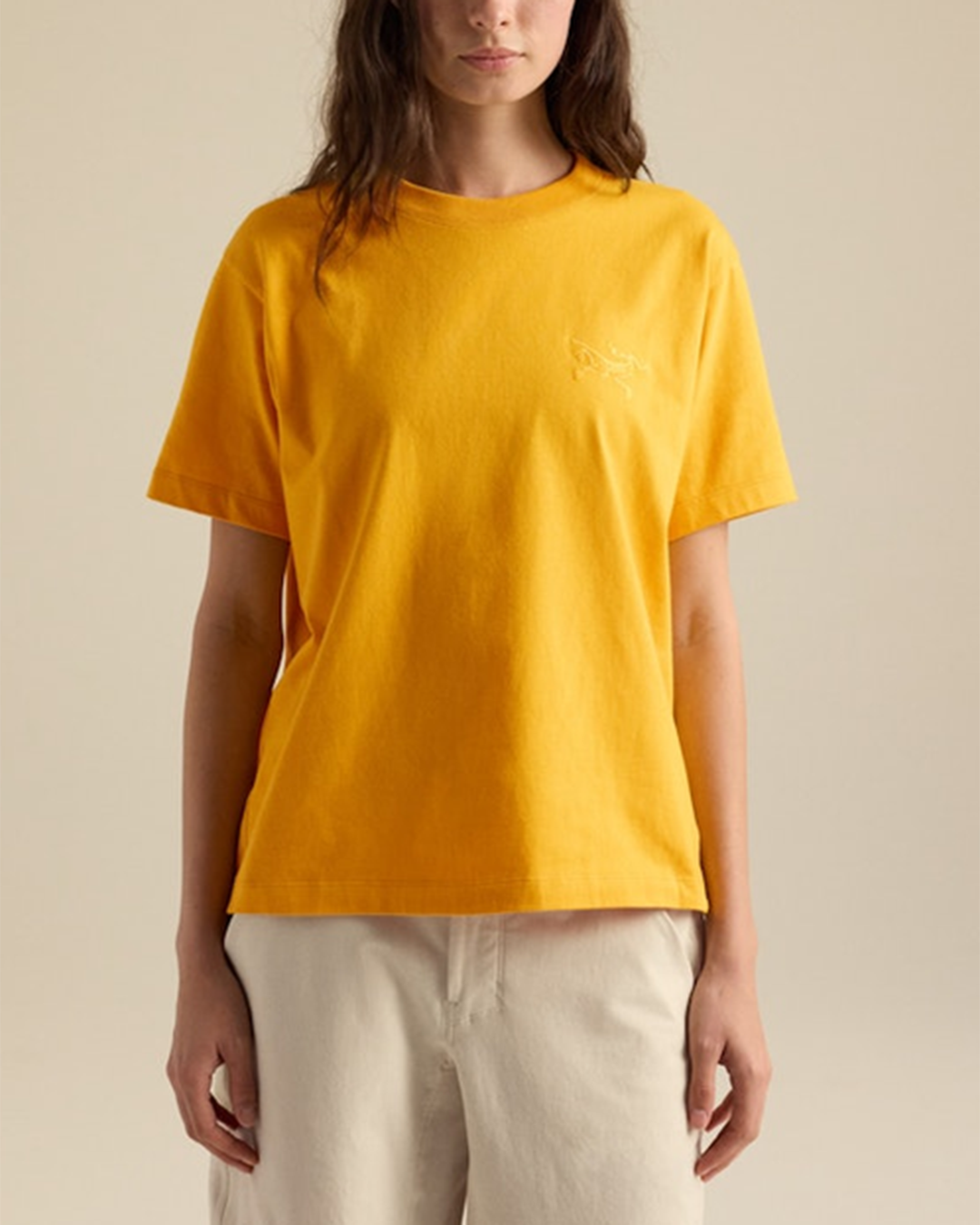 Womens Kragg Cotton Little Bird Crew SS