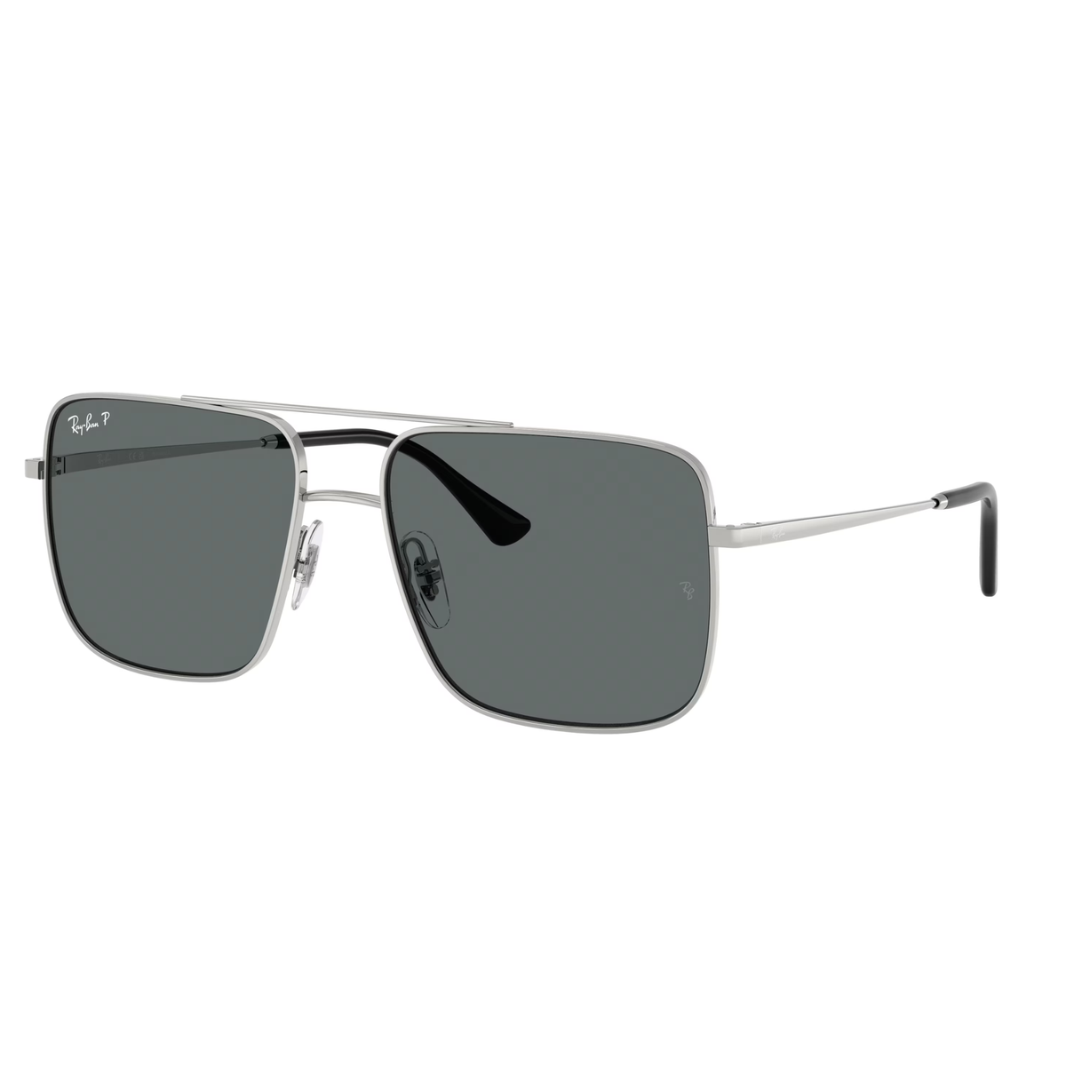 Rayban Ari in Silver / Dark Grey Polar-Silver / Dark Grey Polar