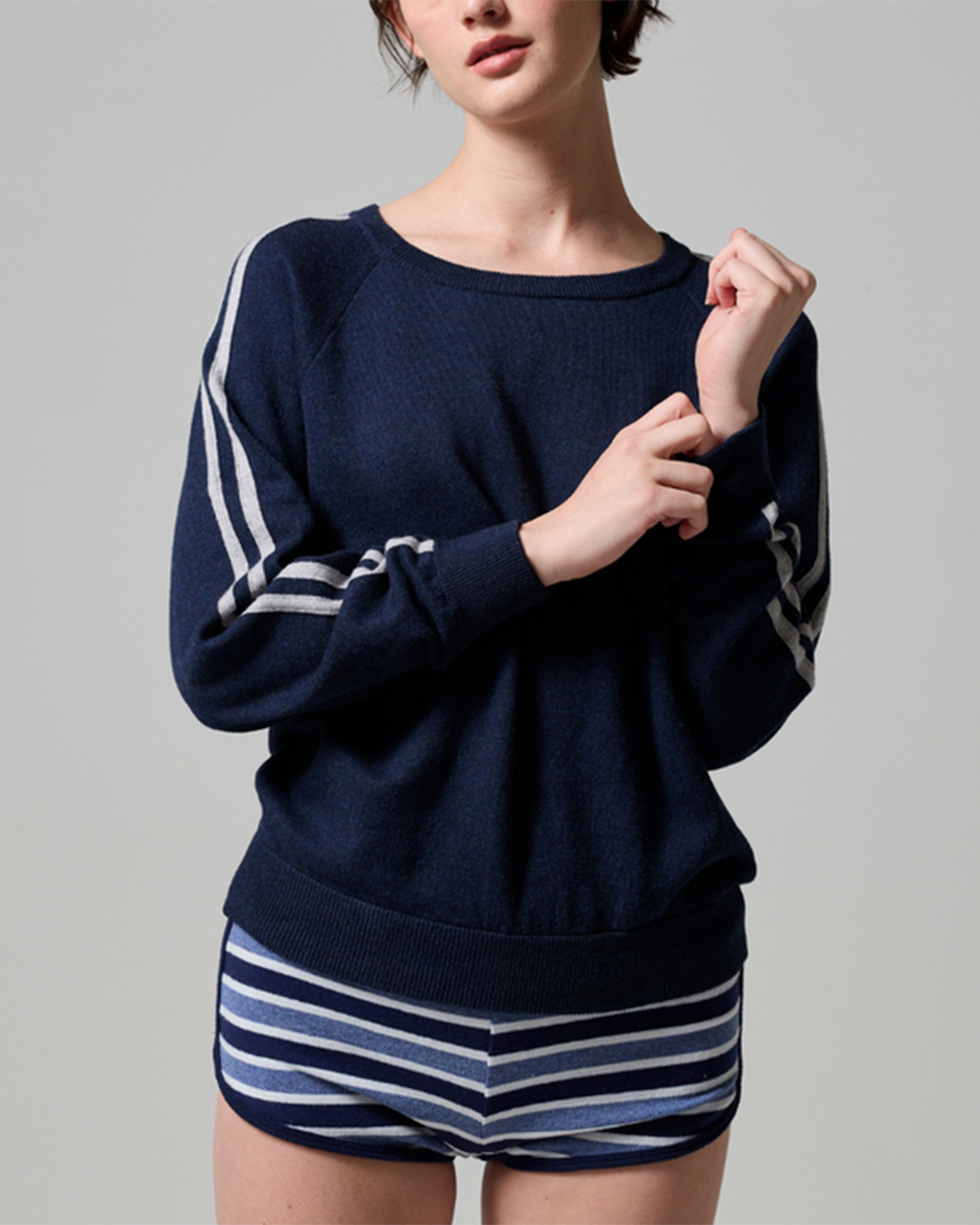 Womens Livia Knitted Crew