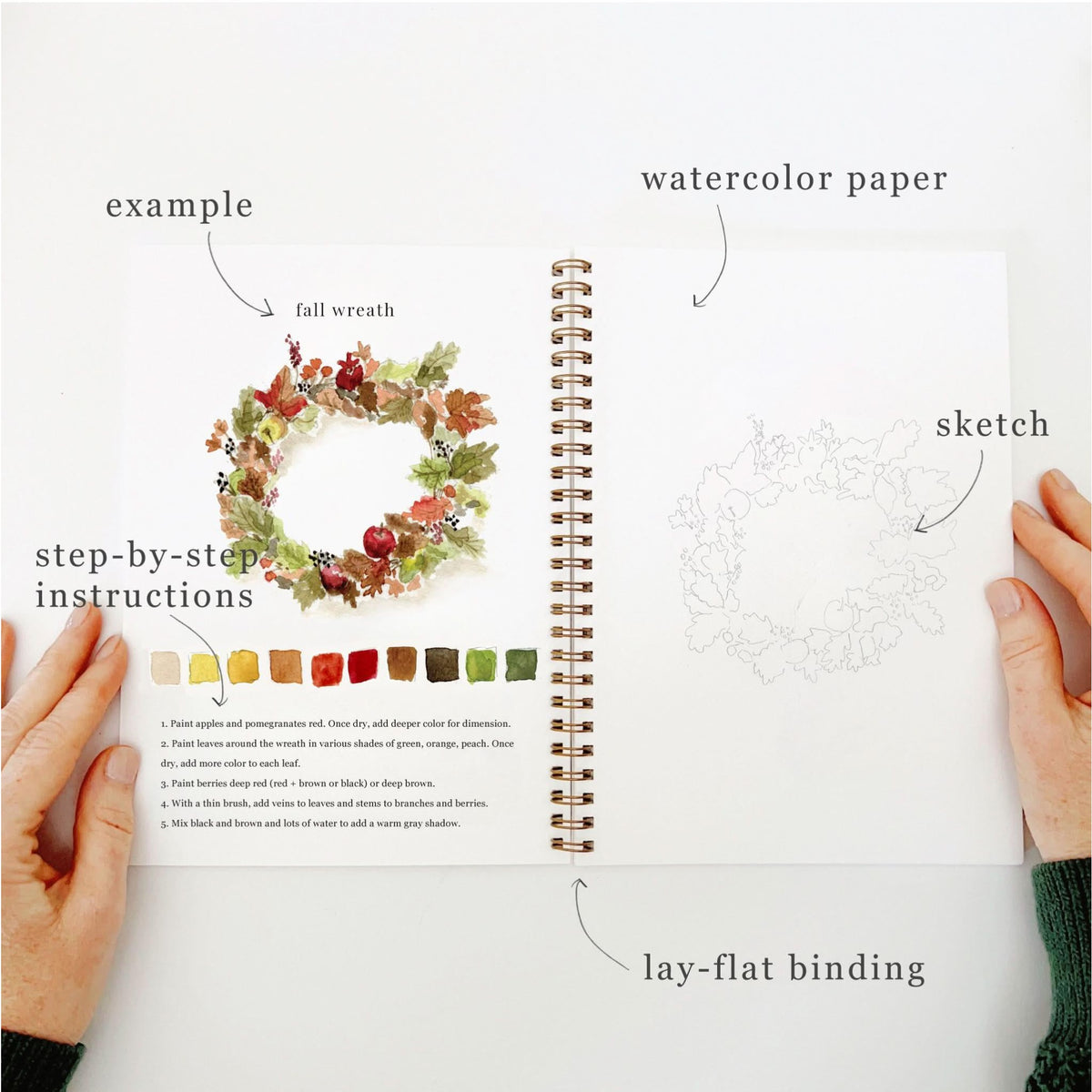 Emily Lex Autumn Watercolor Workbook