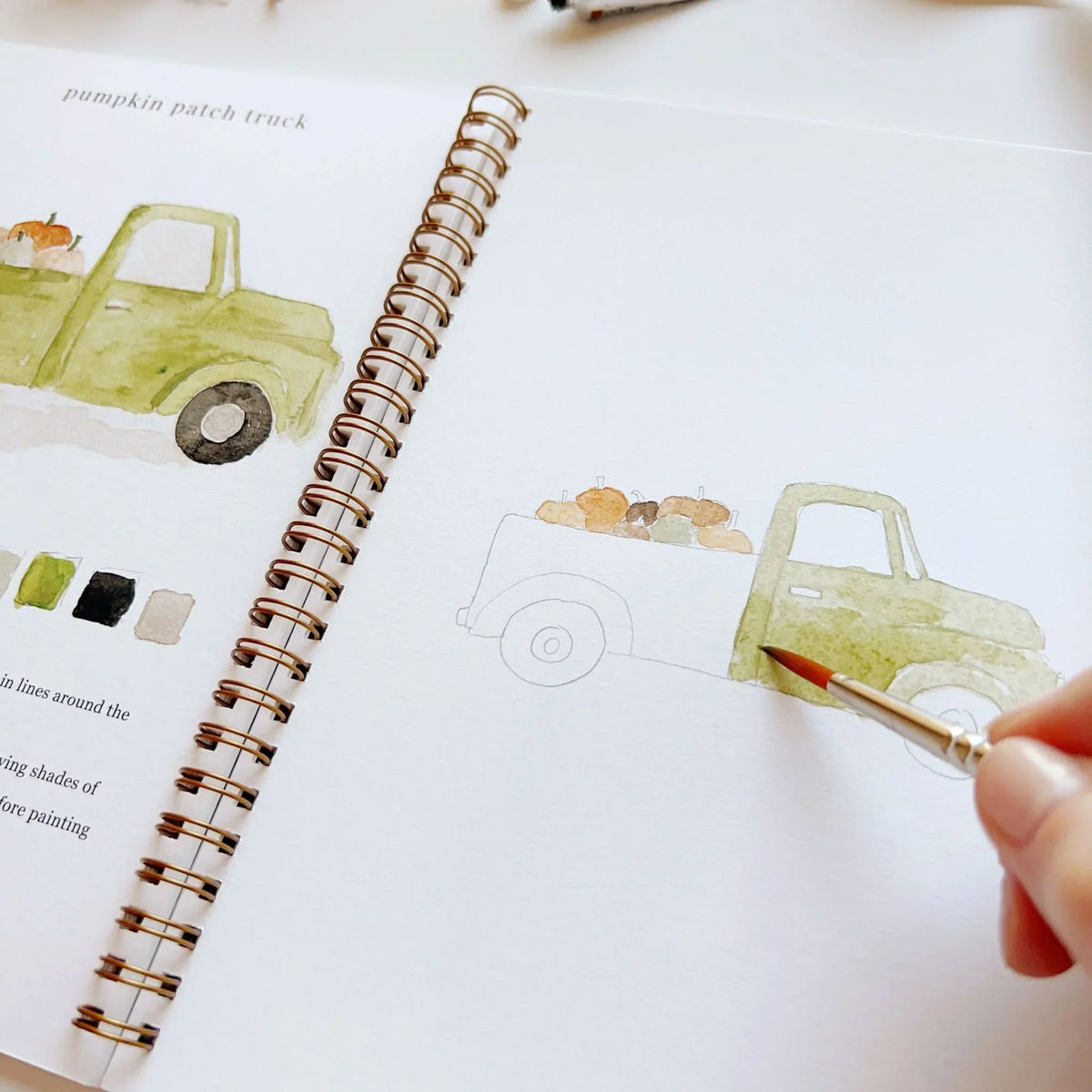 Emily Lex Autumn Watercolor Workbook