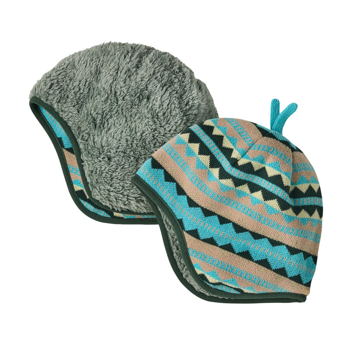 Patagonia Baby Reversible Beanie- Snowmelt Blue