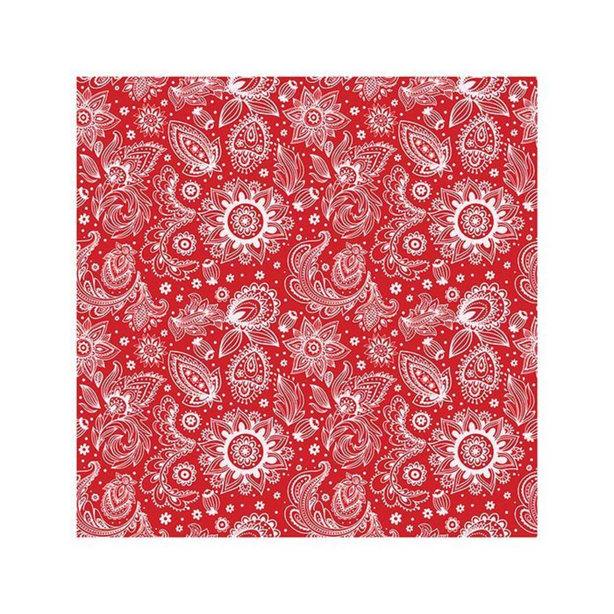Liberty Mountain Bandana Prims Paisley Red