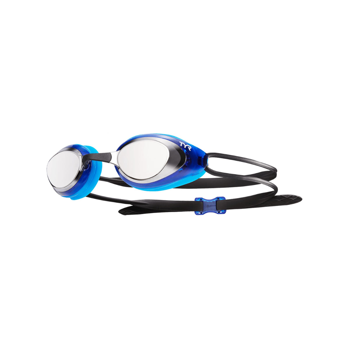 Tyr Black Hawk Racing Mirrored Goggles - Gold / Mtl / Rnbow