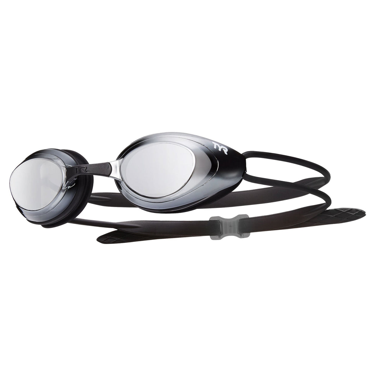 Tyr Black Hawk Racing Mirrored Goggles - Gold / Mtl / Rnbow