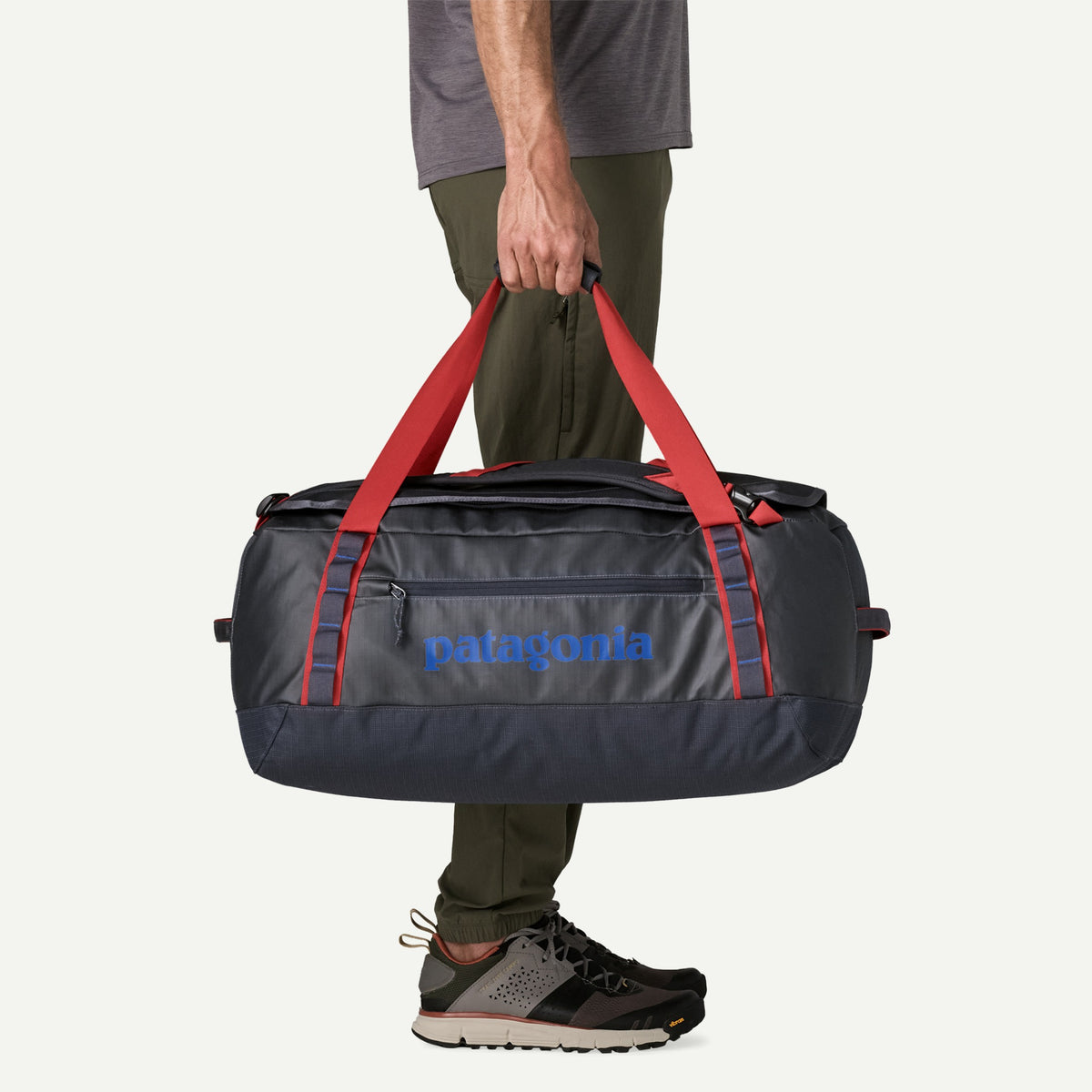 Patagonia Black Hole Duffel 55L - SMRE_Smolder Blue w/Amanita Red