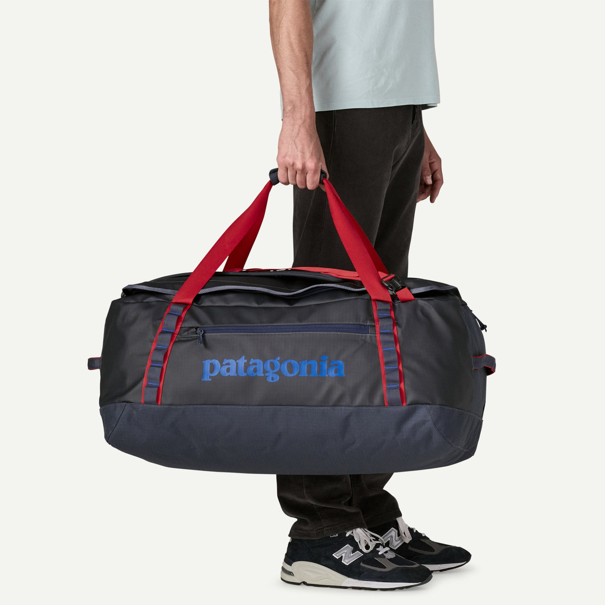 Patagonia Black Hole Duffel 70L - SMRE_Smolder Blue w/Amanita Red