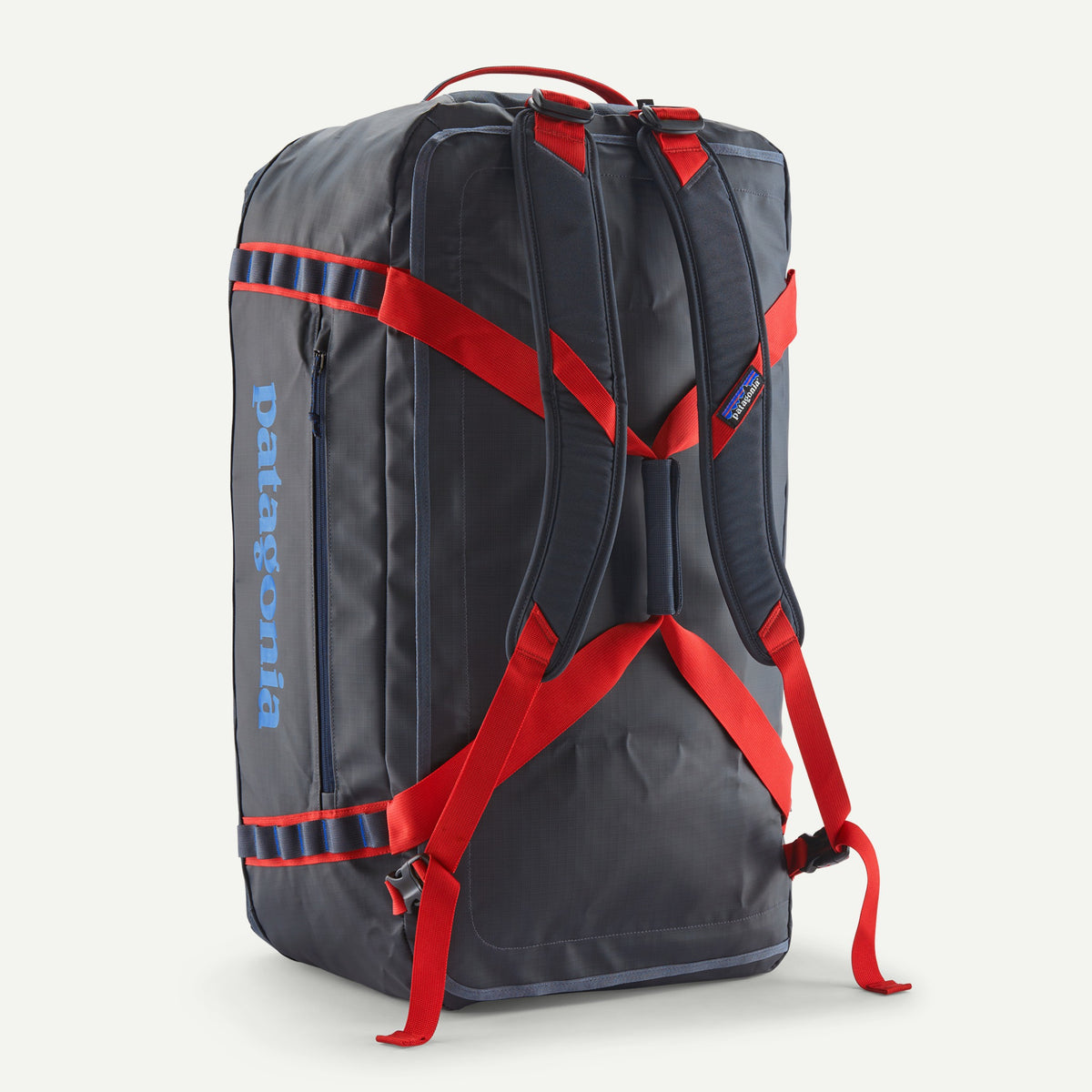 Patagonia Black Hole Duffel 70L - SMRE_Smolder Blue w/Amanita Red