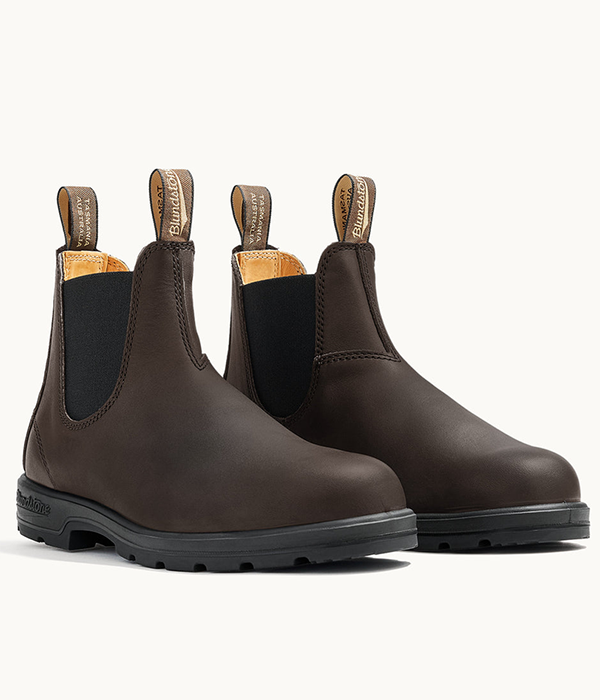 Mens Classic Chelsea Boots in Brown T-Style