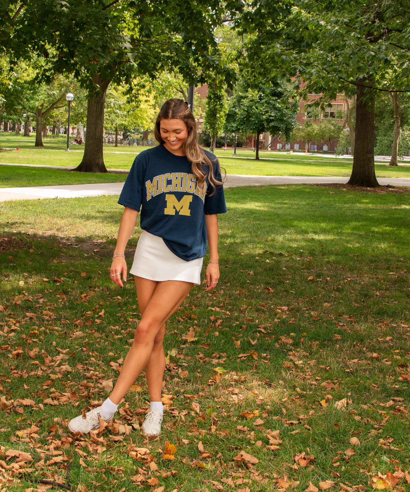Womens Michigan Boyfriend Tee
