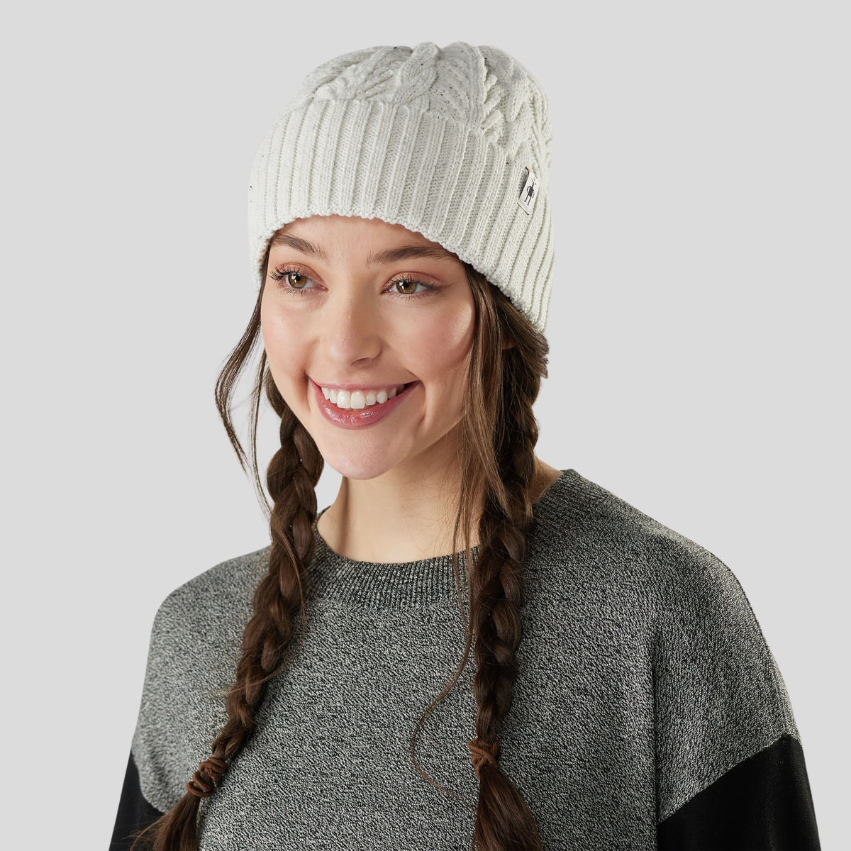 Smartwool Cable Knit Beanie F26-Natural