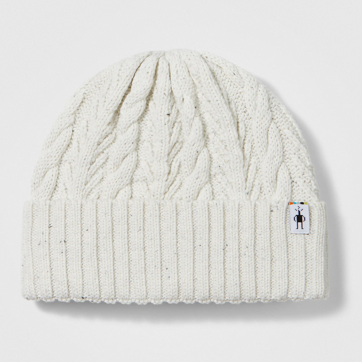 Smartwool Cable Knit Beanie F26 - 100_Natural