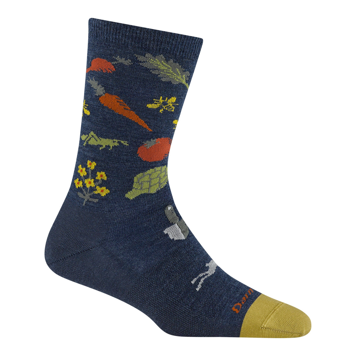 Darn Tough Vermont DARN TOUGH Womens Farmers Market Crew Lightweight  - Indigo