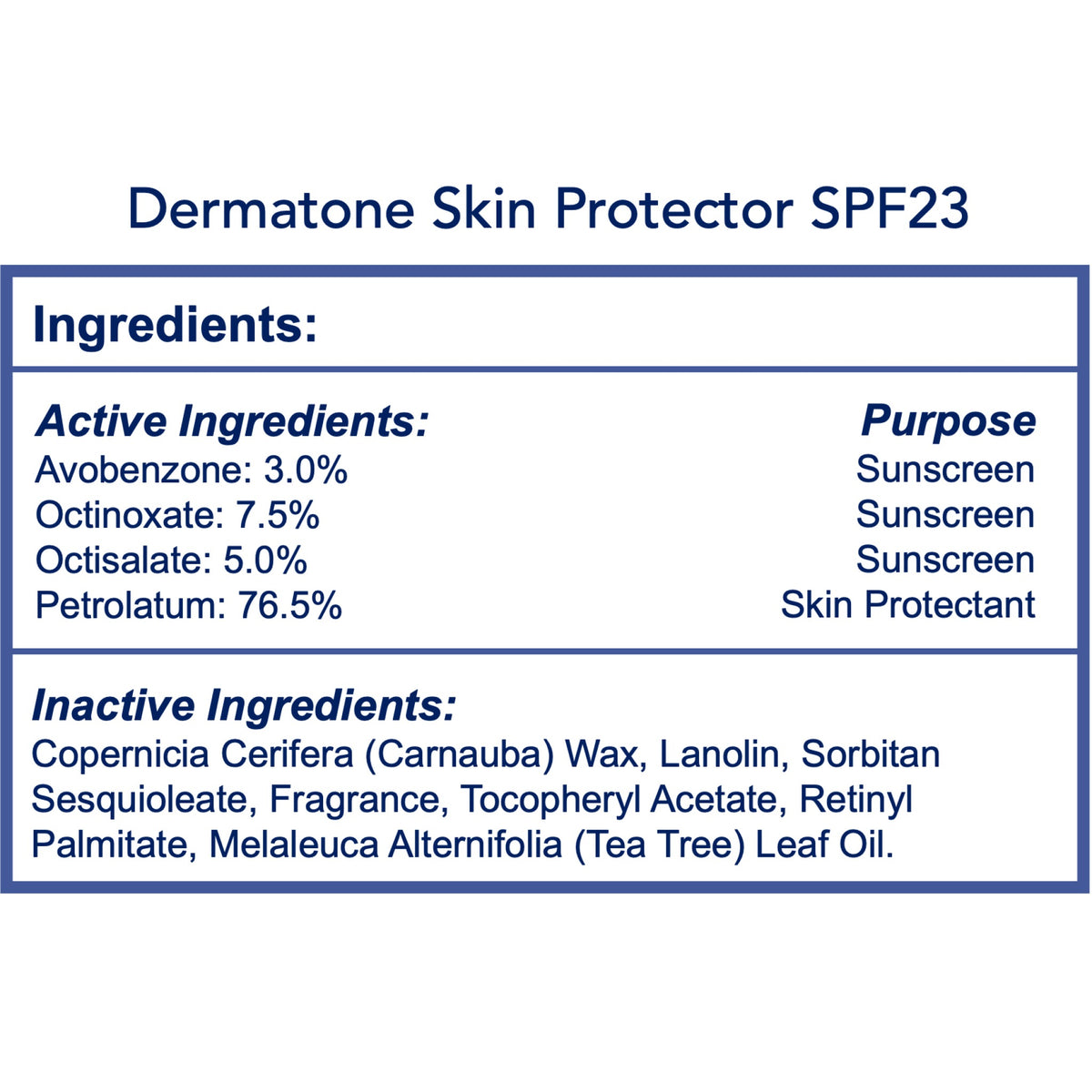 Dermatone DERMATONE Mini Tin SPF23 0.5 oz Single