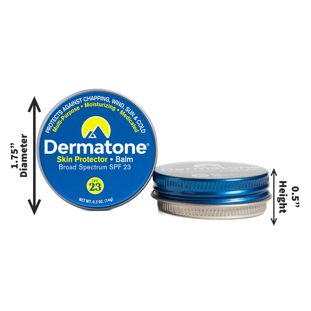 Dermatone DERMATONE Mini Tin SPF23 0.5 oz Single