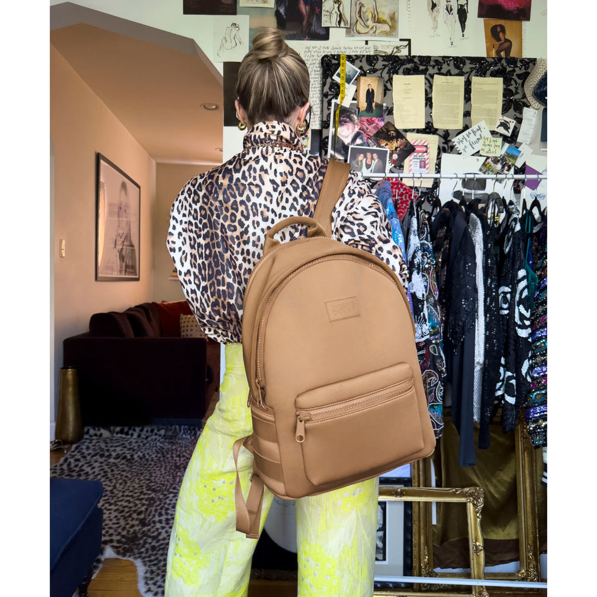 Dagne Dover Dakota Backpack in Onyx, Large - Onyx