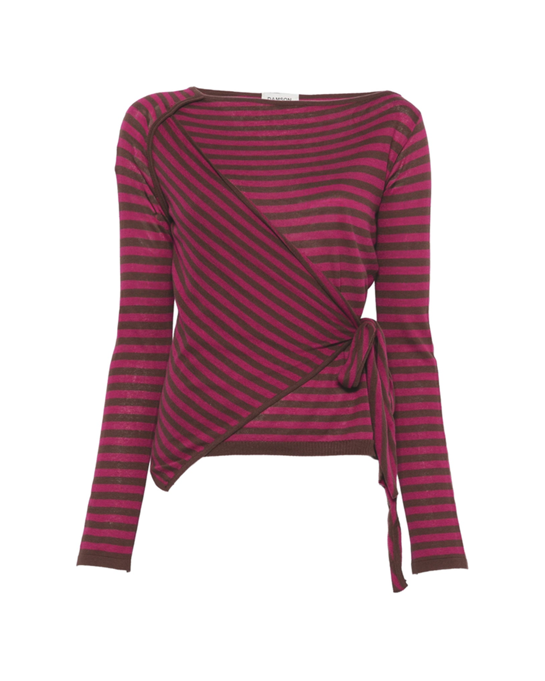 Womens Hannie Sheer Tie Jumper - Stripe