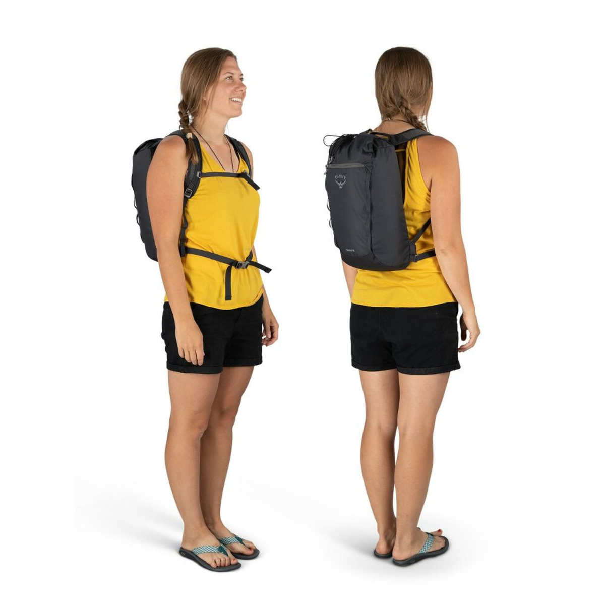 Osprey Daylite Cinch Pack in Black O/S-Black