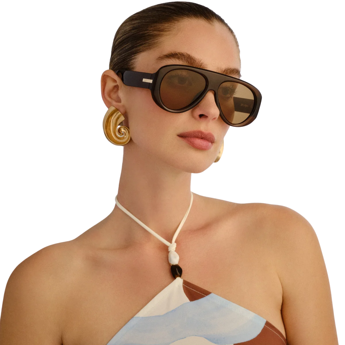 Le Specs Dream Boat Sunglasses- Cocoa