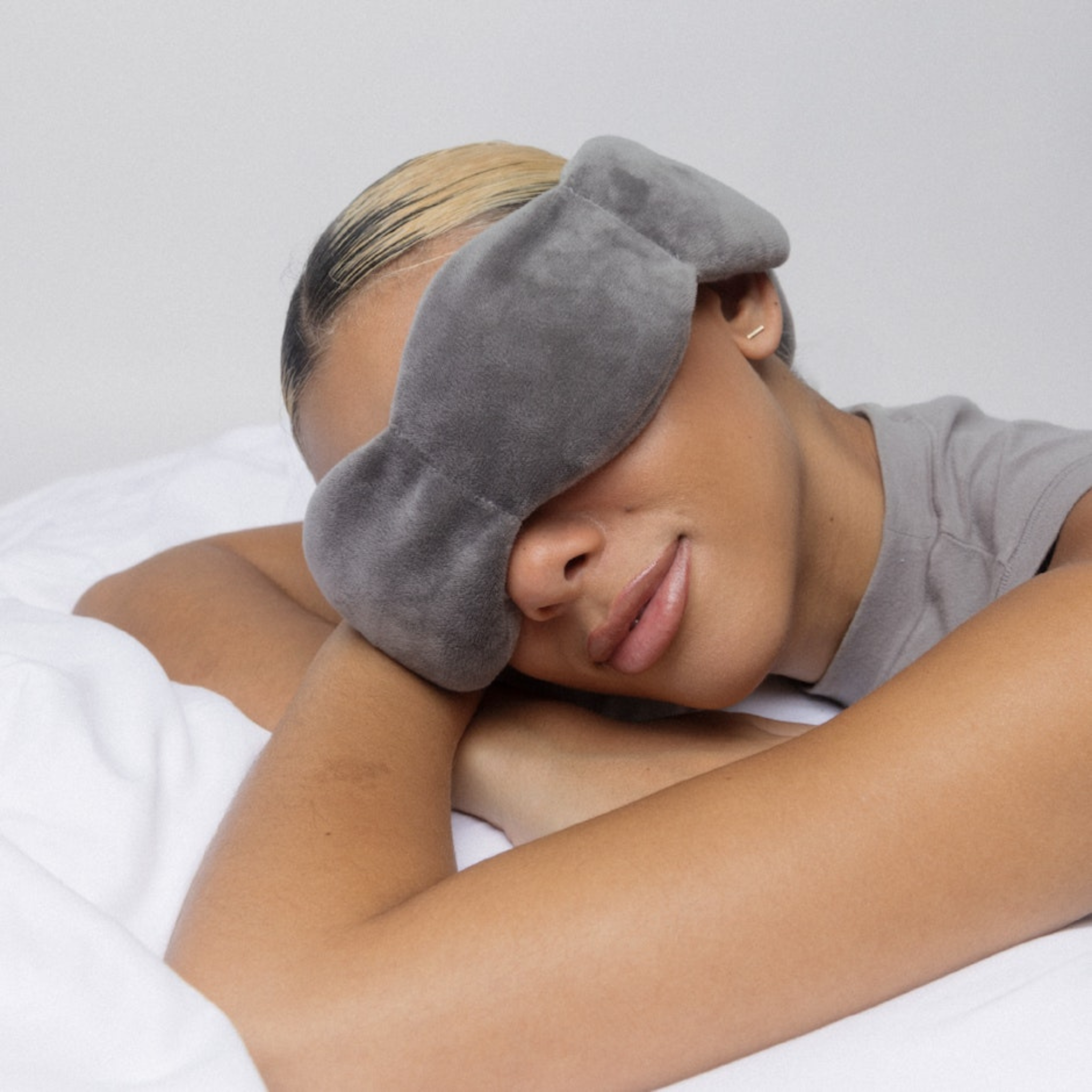 Nodpod Elephant Weighted Sleep Mask - Eye Mask Gray